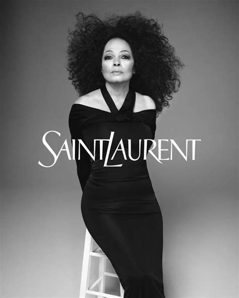 pubblicita ysl donna|Diana Ross, a 79 anni è la nuova musa di Saint Laurent .